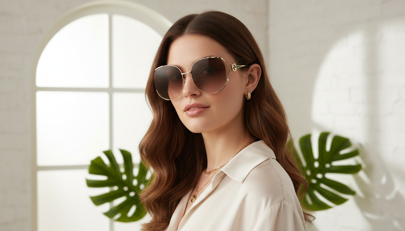 Vue de face Gucci GG0225S (007)
