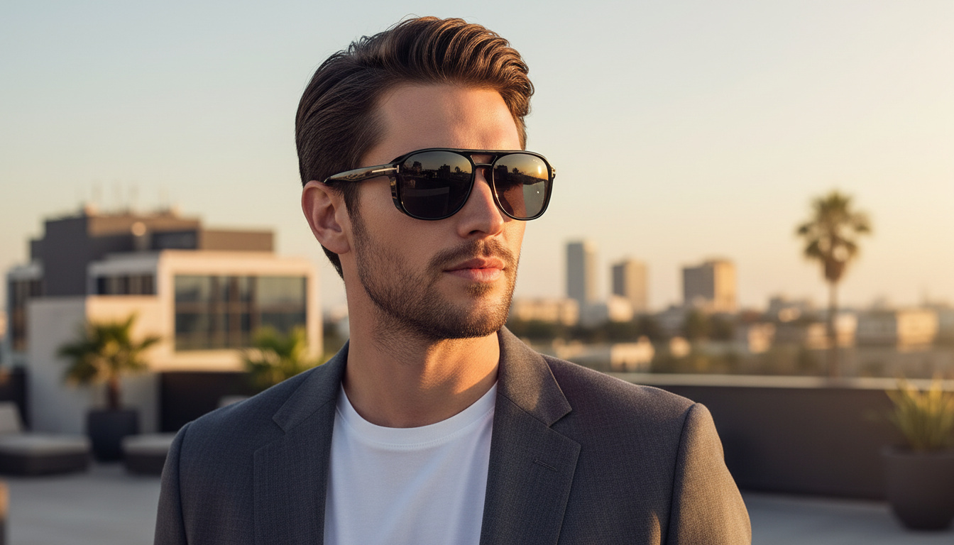 Vue de face Tom Ford ROSCO (FT1022 - 01A)