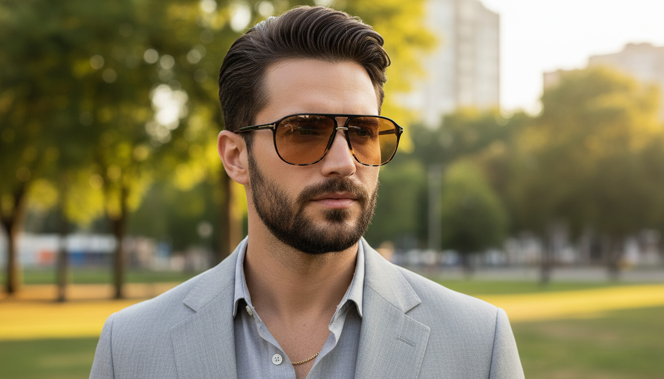 Vue de face Tom Ford BRUCE (FT1026 - 05E)