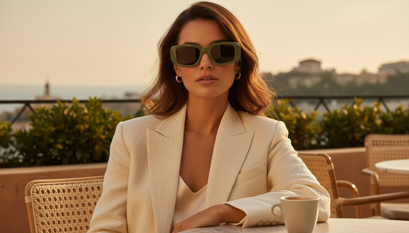 Vue de face Prada PR 17WS (13N5S0)