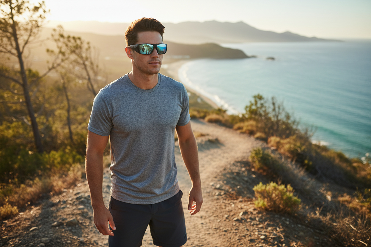 Vue de face Oakley HELIOSTAT (OO9231 - 923105)