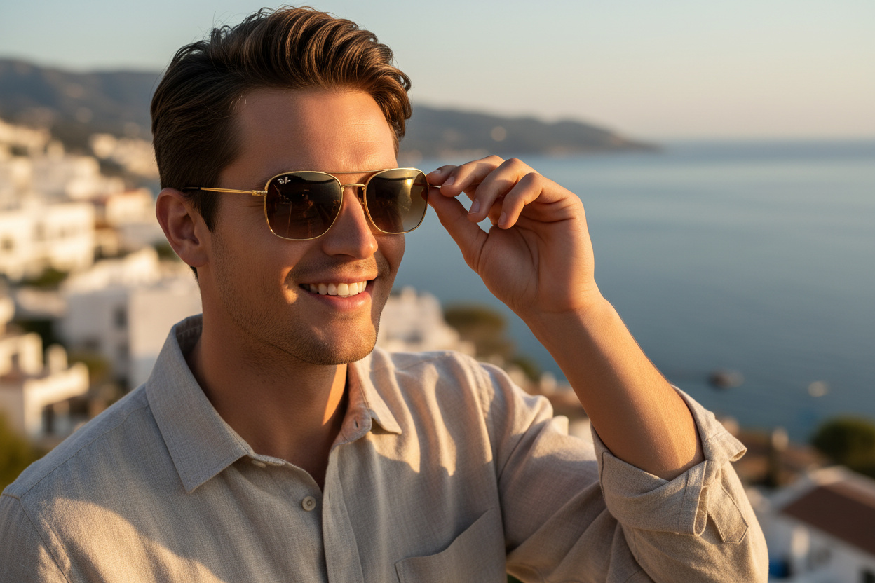 Vue de face Ray-Ban RB3706 (001/51)