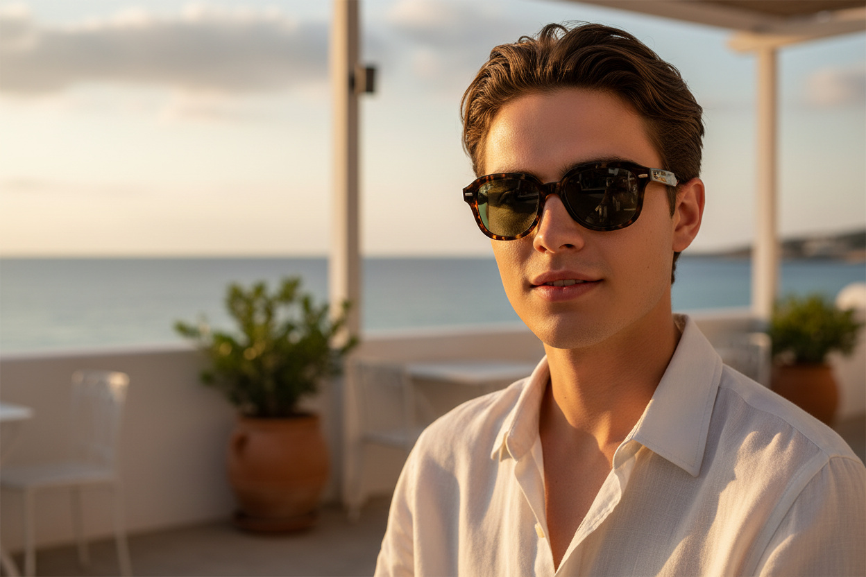 Vue de face Ray-Ban ERIK (RB4398 - 902/31)