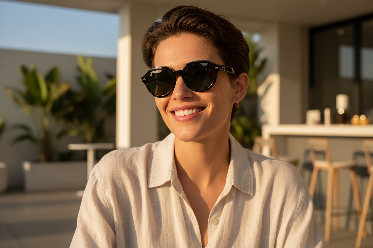 Vue de face Ray-Ban GINA (RB4399 - 902/31)