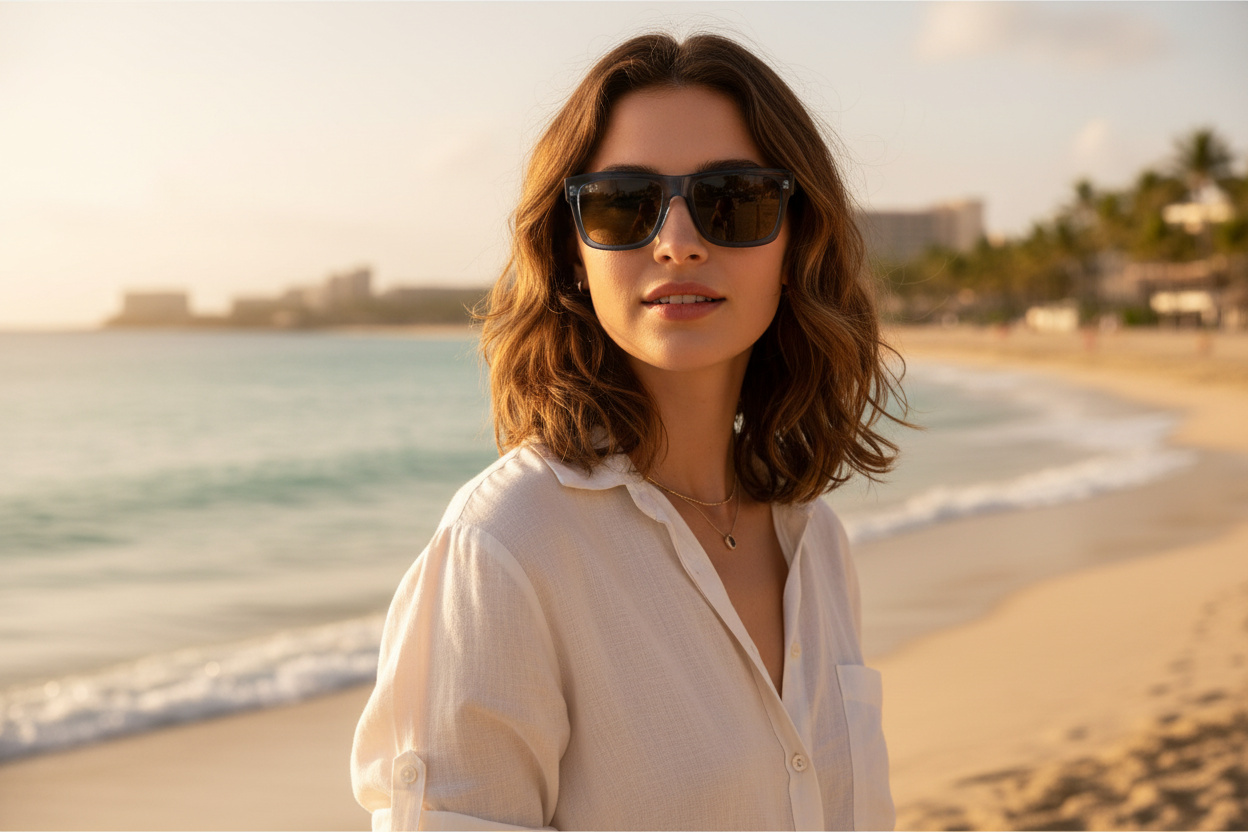 Vue de face Ray-Ban WARREN (RB4396 - 668073)