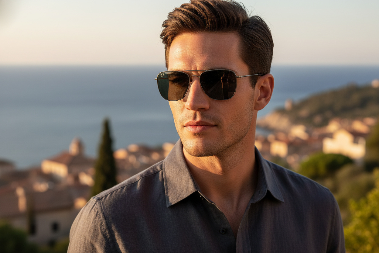 Vue de face Ray-Ban CARAVAN REVERSE (RBR0102S - 004/GR)