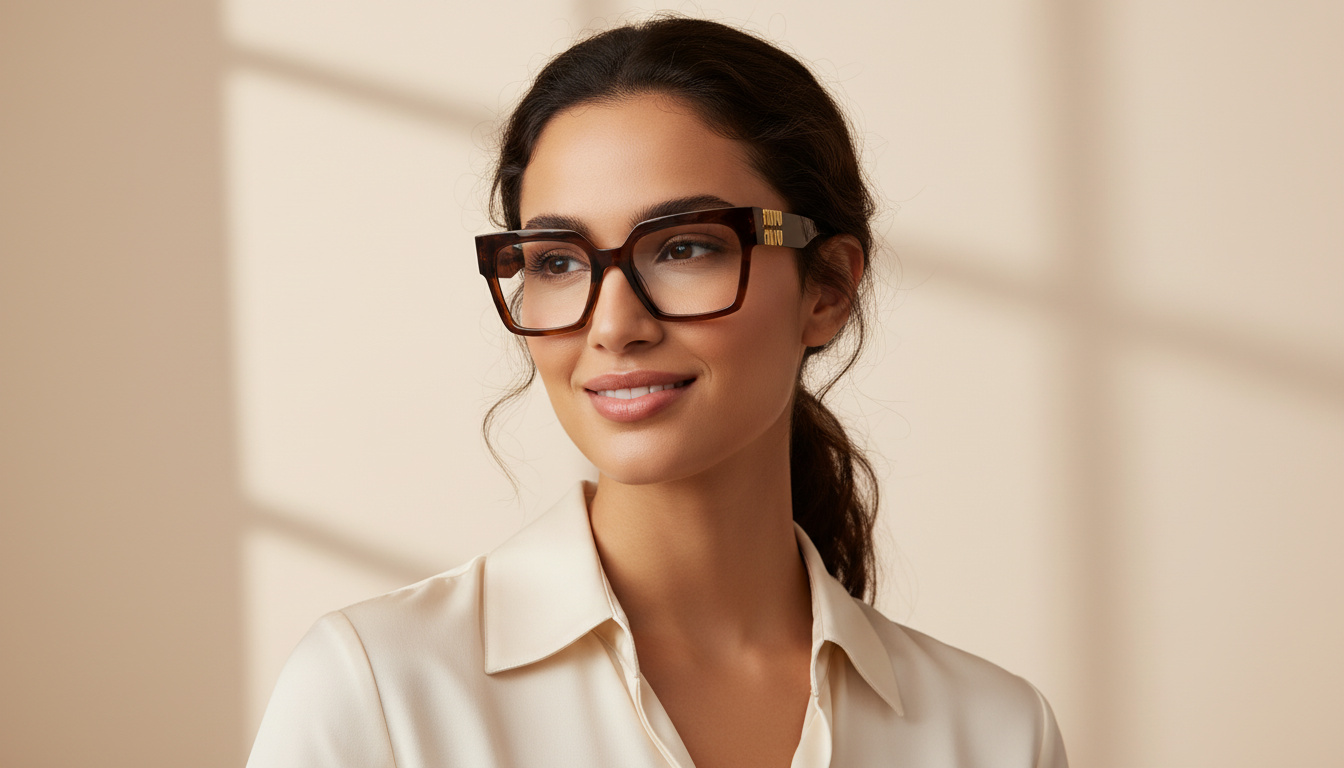 Vue de face Miu Miu MU 04UV (11Q1O1)