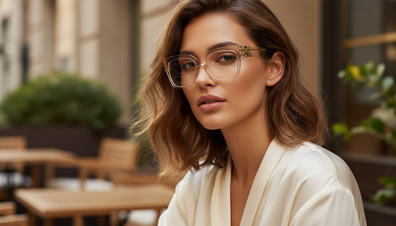 Vue de face Miu Miu MU 04UV (11T1O1)