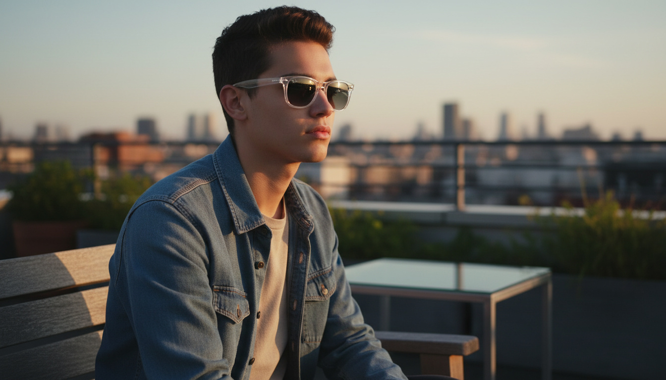 Vue de face Ray-Ban NEW WAYFARER (RB2132 - 677432)