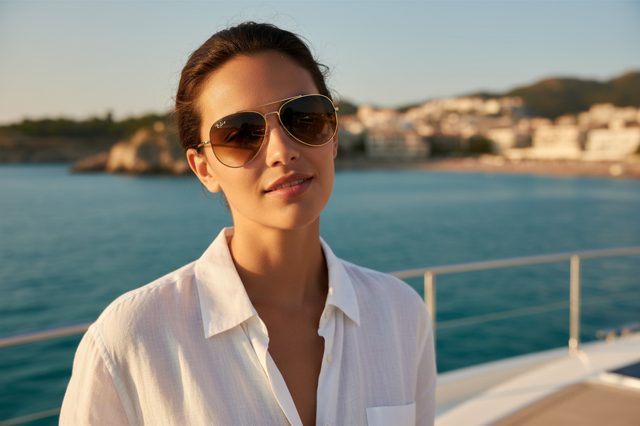 Vue de face Ray-Ban NEW AVIATOR (RB3625 - 001/51)