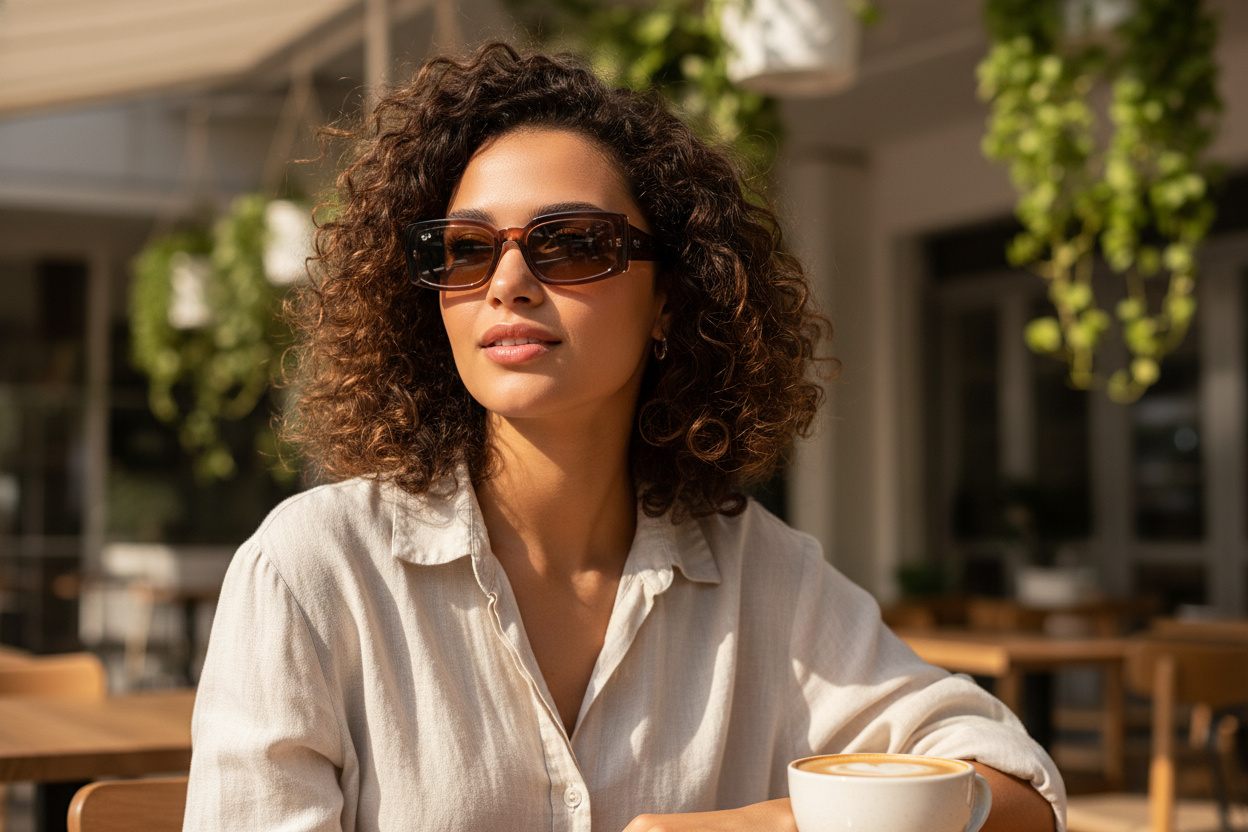 Vue de face Ray-Ban KILIANE (RB4395 - 667873)