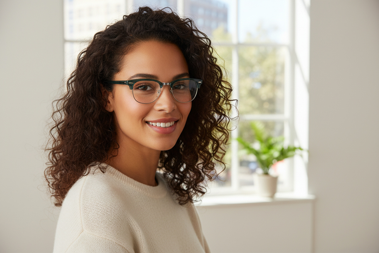 Vue de face Ray-Ban CLUBMASTER (RX5154 - 8377)