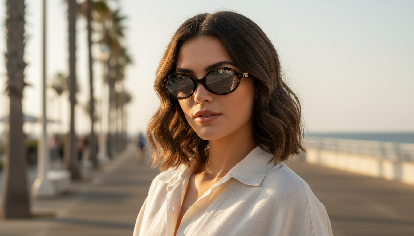 Vue de face Miu Miu MU 04ZS (VAU07F)