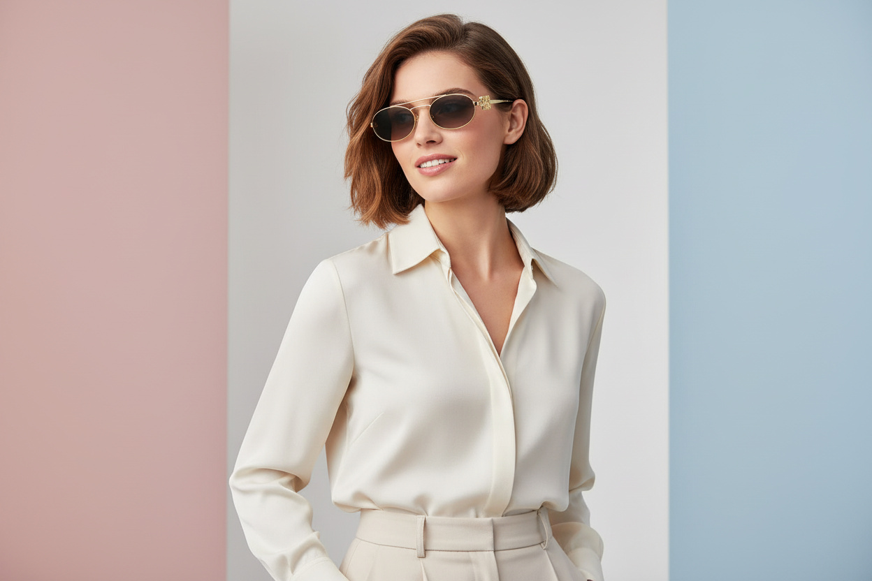 Vue de face Miu Miu MU 54ZS (5AK30C)