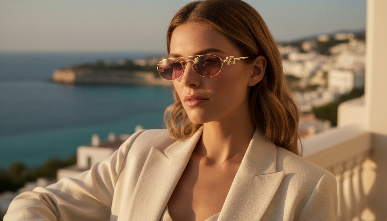 Vue de face Miu Miu MU 54ZS (ZVN50D)