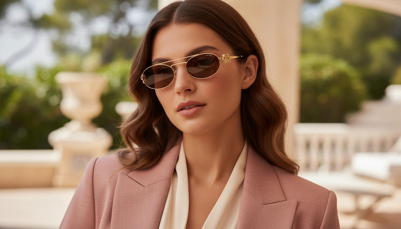 Vue de face Miu Miu MU 54ZS (ZVN70D)