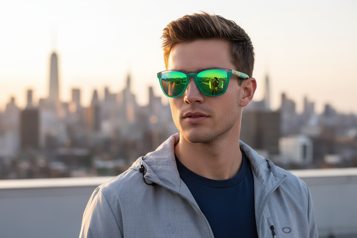 Vue de face Oakley FROGSKINS RANGE (OO9284 - 928406)