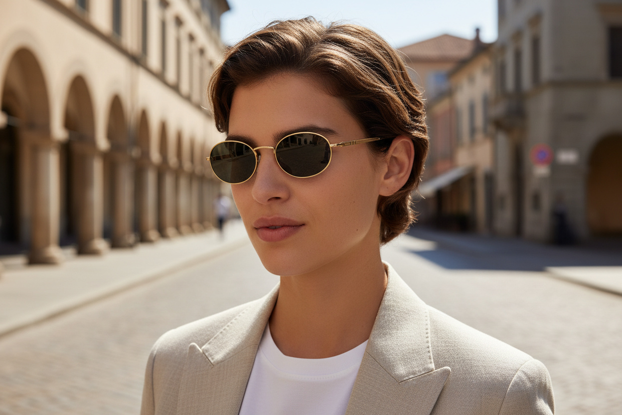 Vue de face Persol IDA (PO1018S - 1129R5)