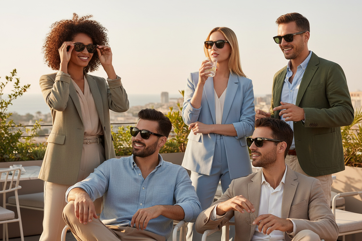 Vue de face Persol ELIO (PO3333S - 95/31)