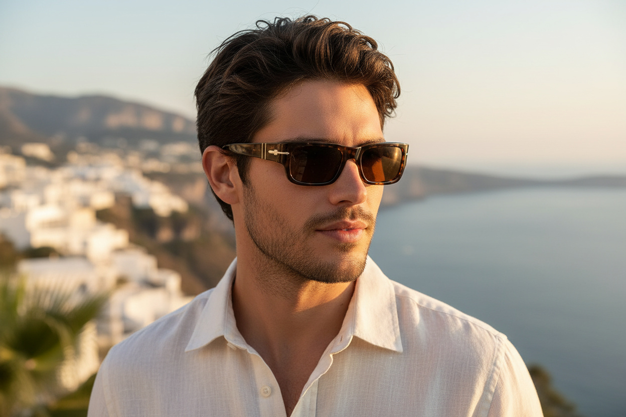 Vue de face Persol ADRIEN (PO3347S - 121033)