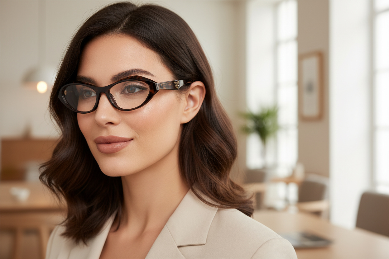 Vue de face Prada PR A21V (17N1O1)