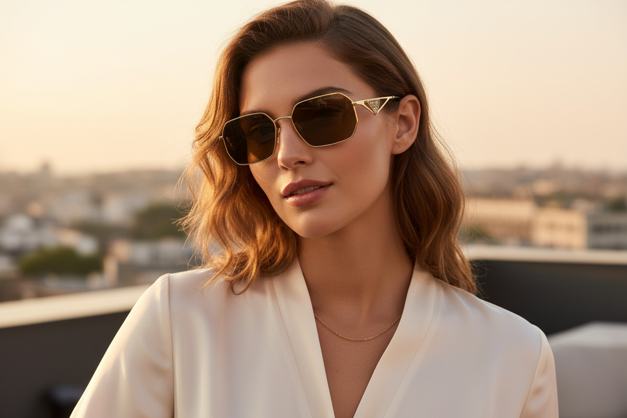 Vue de face Prada PR A51S (15N01T)