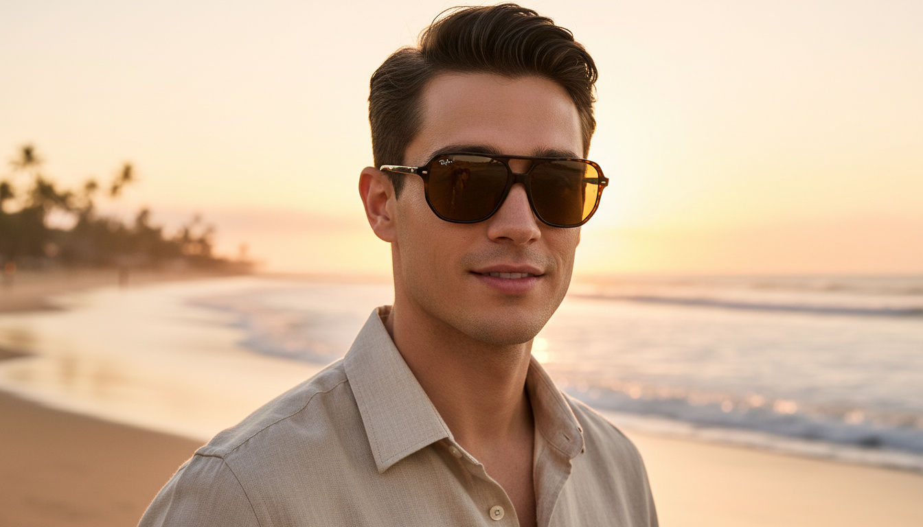Vue de face Ray-Ban BILL ONE (RB2205 - 902/33)