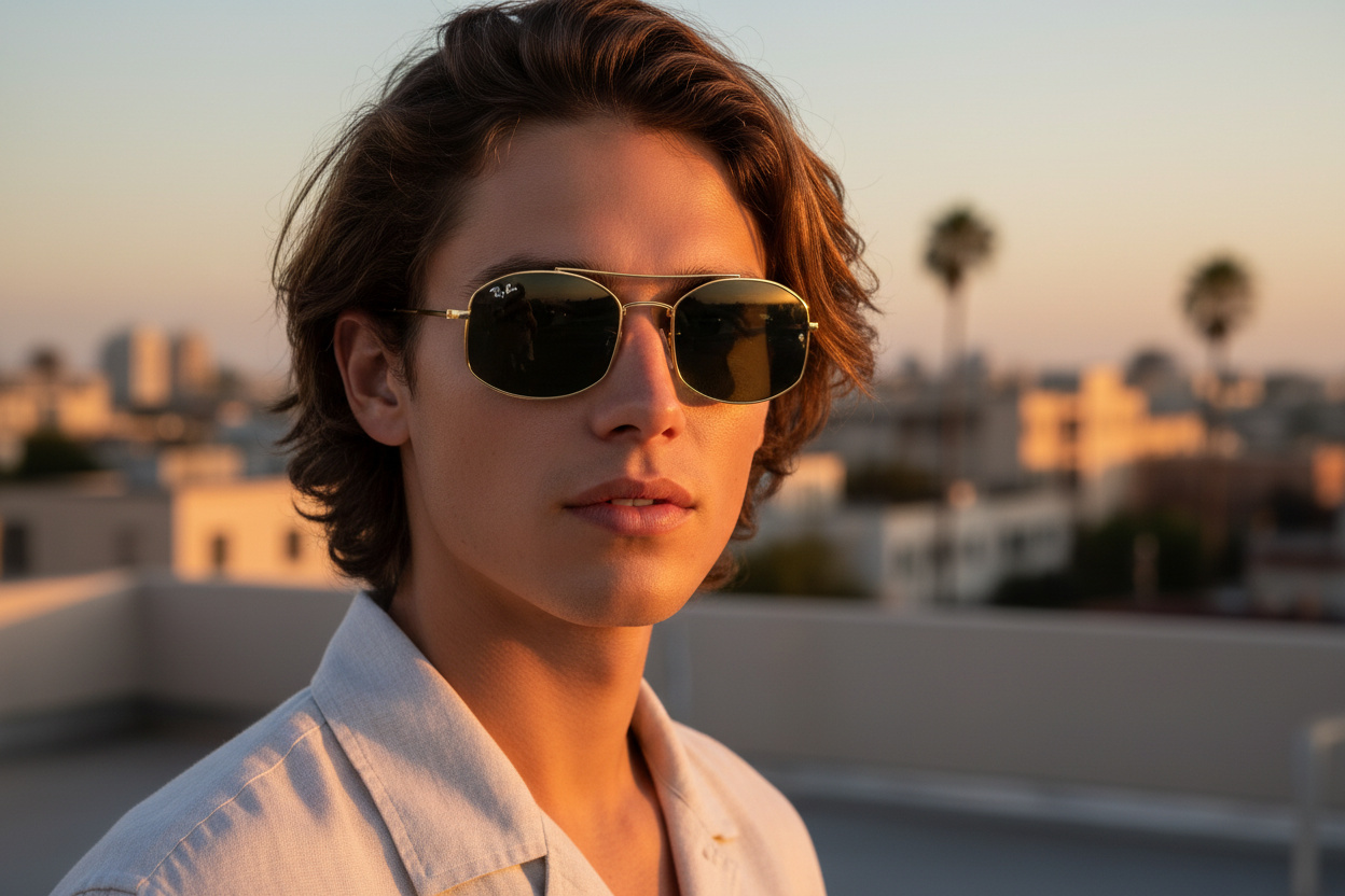Vue de face Ray-Ban RB3719 (001/31)