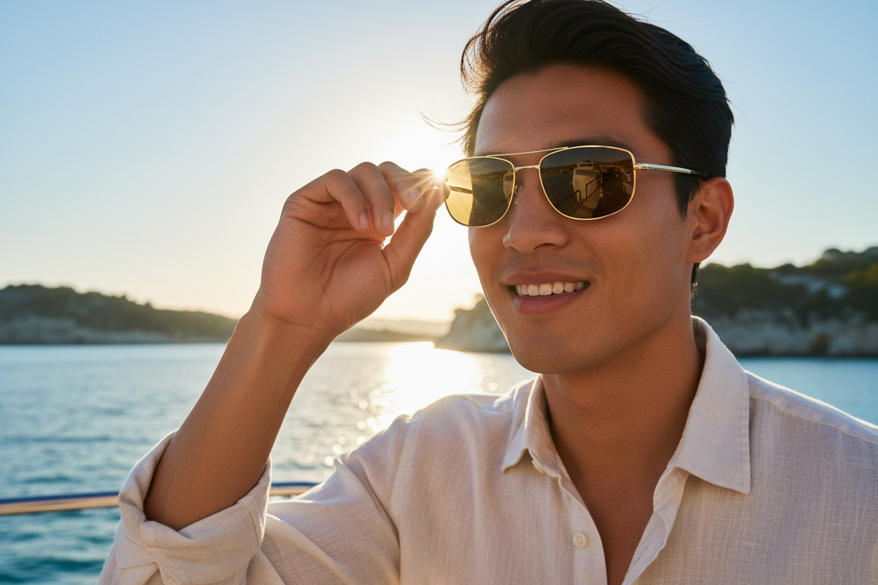 Vue de face Ray-Ban RB3732 (001/57)