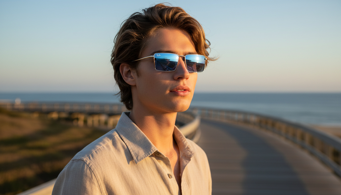 Vue de face Ray-Ban EMY (RB3741 - 003/80)