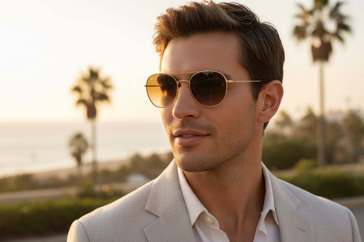 Vue de face Ray-Ban RB3809 (001/51)
