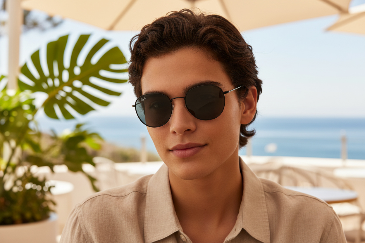 Vue de face Ray-Ban RB3809 (002/B1)
