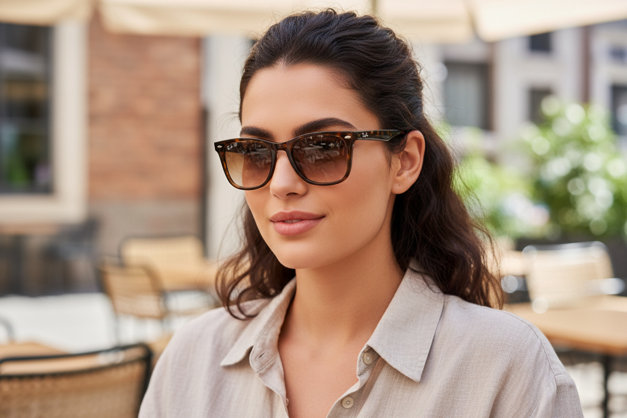 Vue de face Ray-Ban RB4420 (710/13)