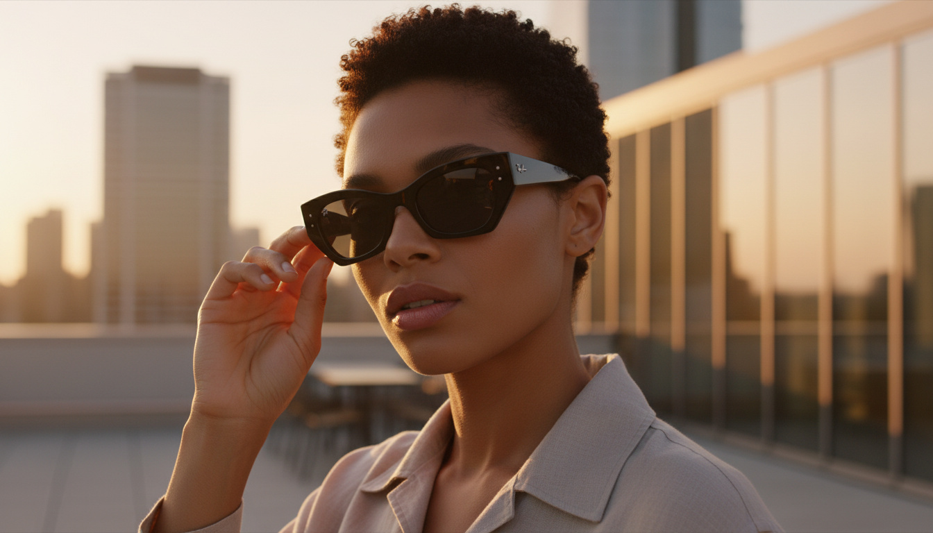Vue de face Ray-Ban ZENA (RB4430 - 667787)