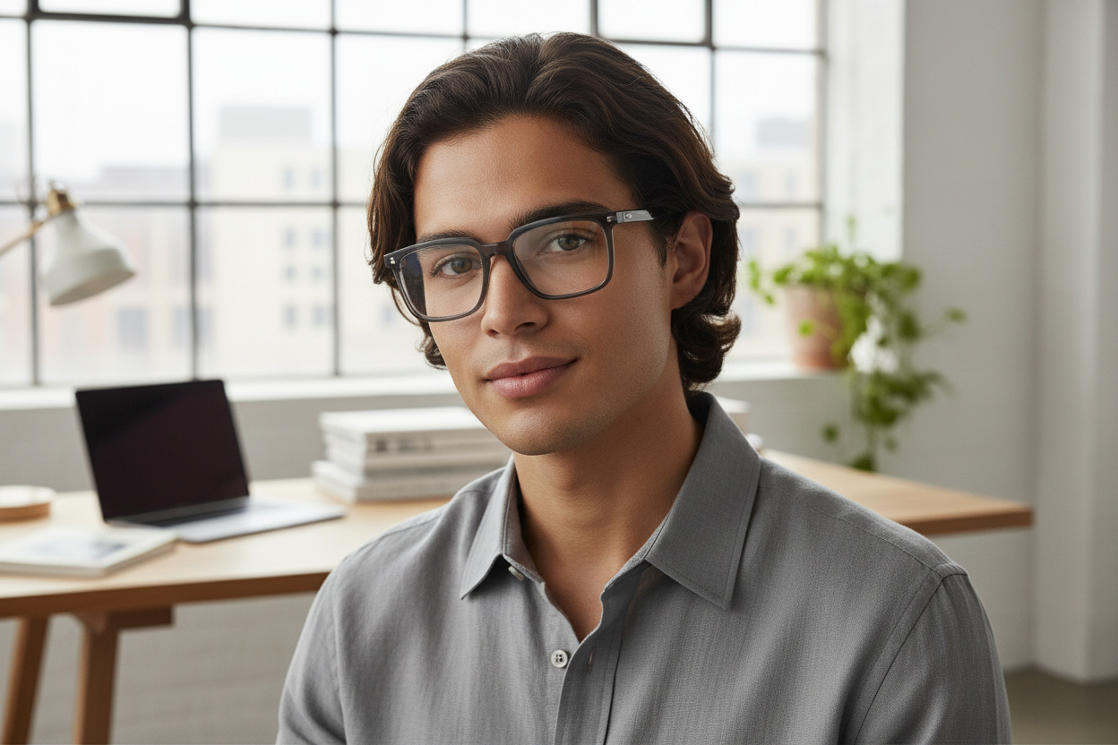 Vue de face Ray-Ban ALAIN (RX7239 - 8257)