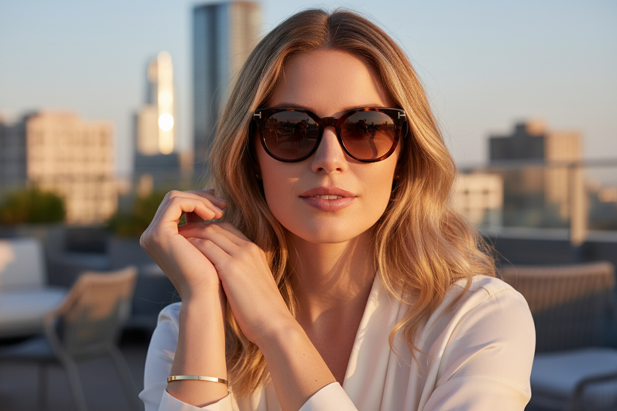 Vue de face Tom Ford MOIRA (FT1109 - 52H)