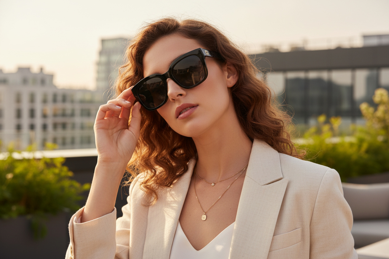 Vue de face Gucci GG1338SK (001)