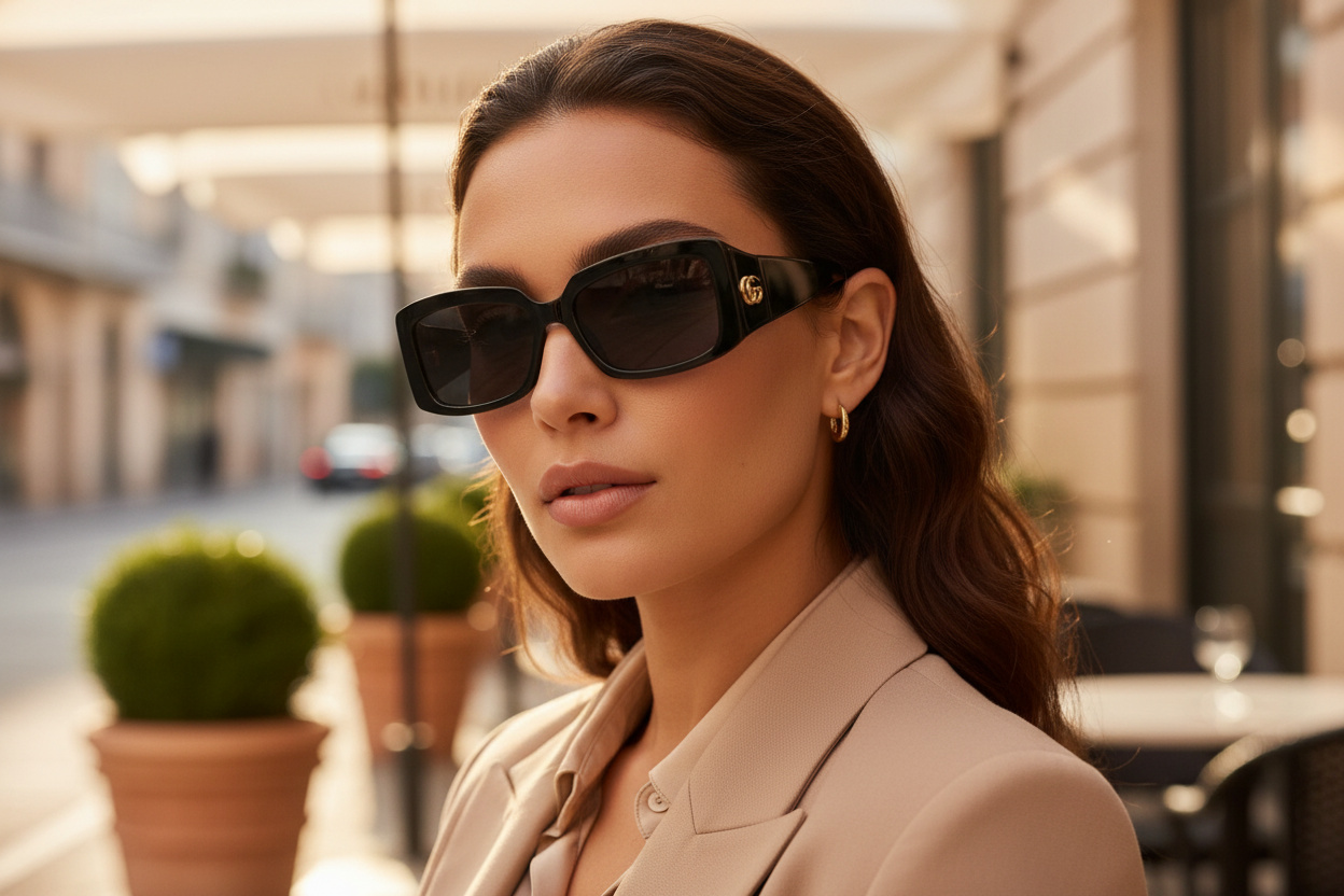 Vue de face Gucci GG1403SK (001)