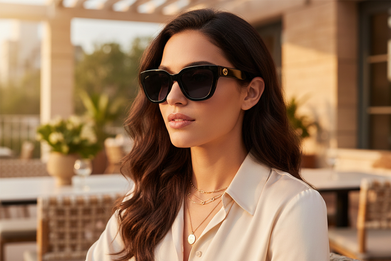Vue de face Gucci GG1578S (001)