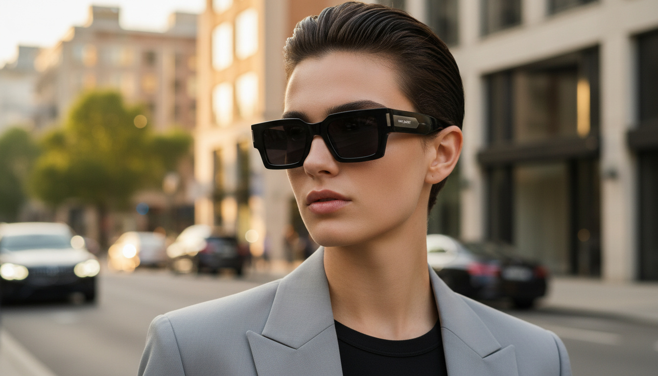 Vue de face Saint Laurent SL 572 (001)