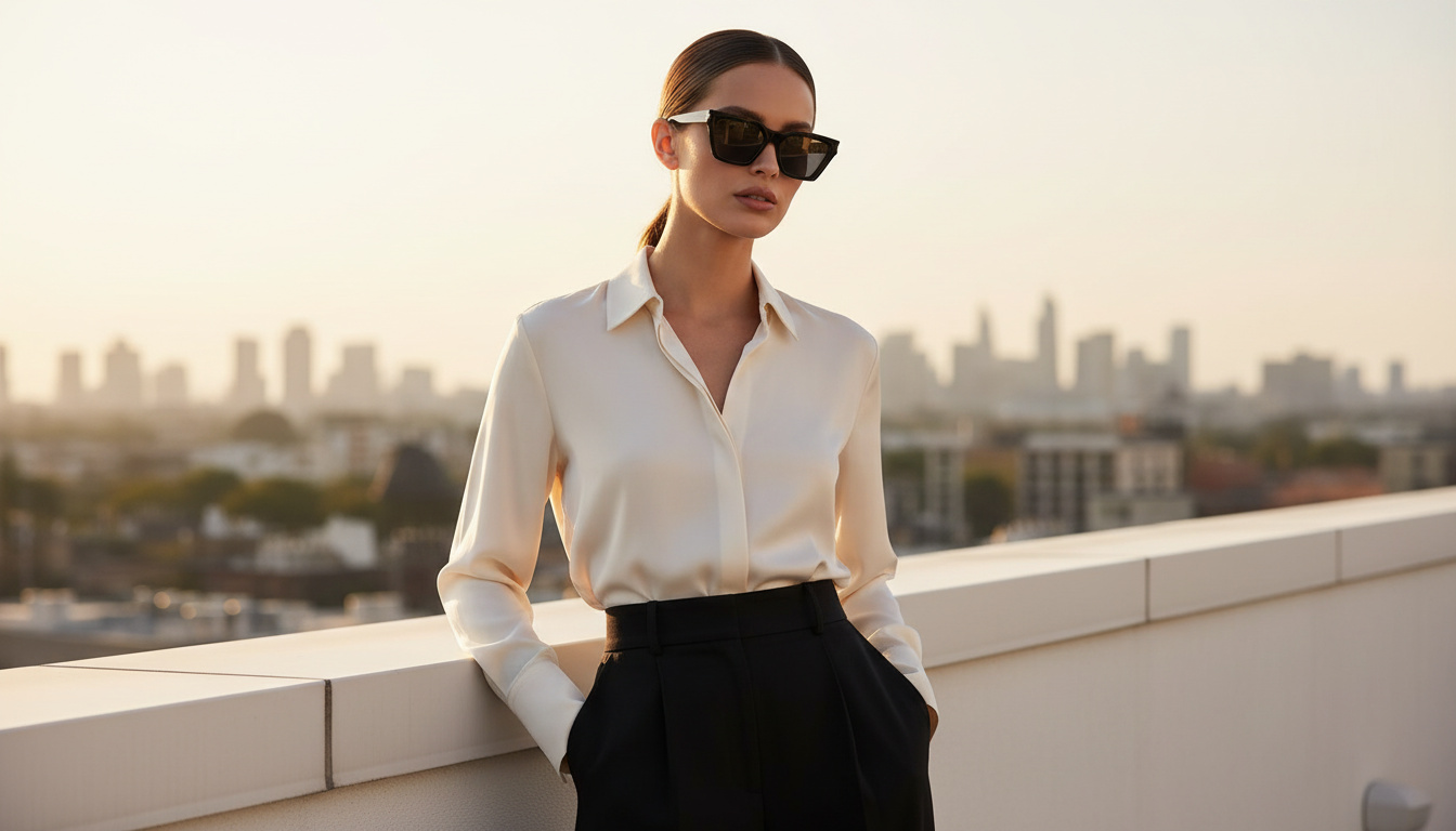 Vue de face Saint Laurent SL 633 CALISTA (001)