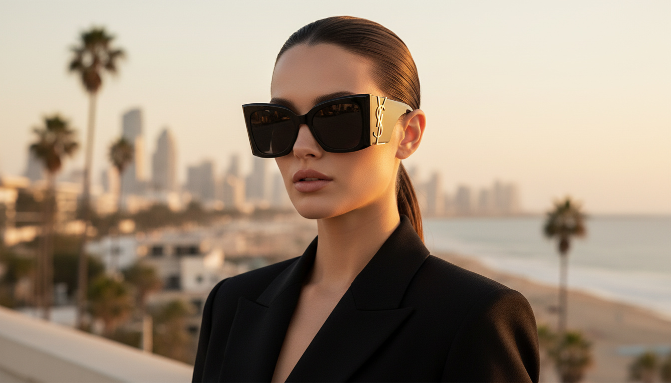 Vue de face Saint Laurent SL M119 BLAZE (001)