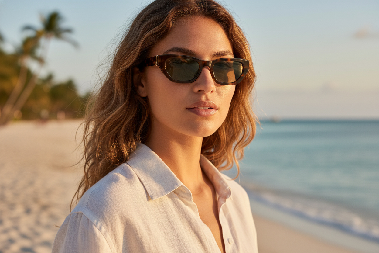 Vue de face Saint Laurent SL M126 (003)