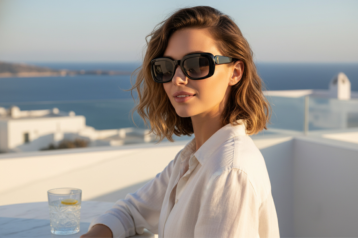 Vue de face Saint Laurent SL M130 (002)