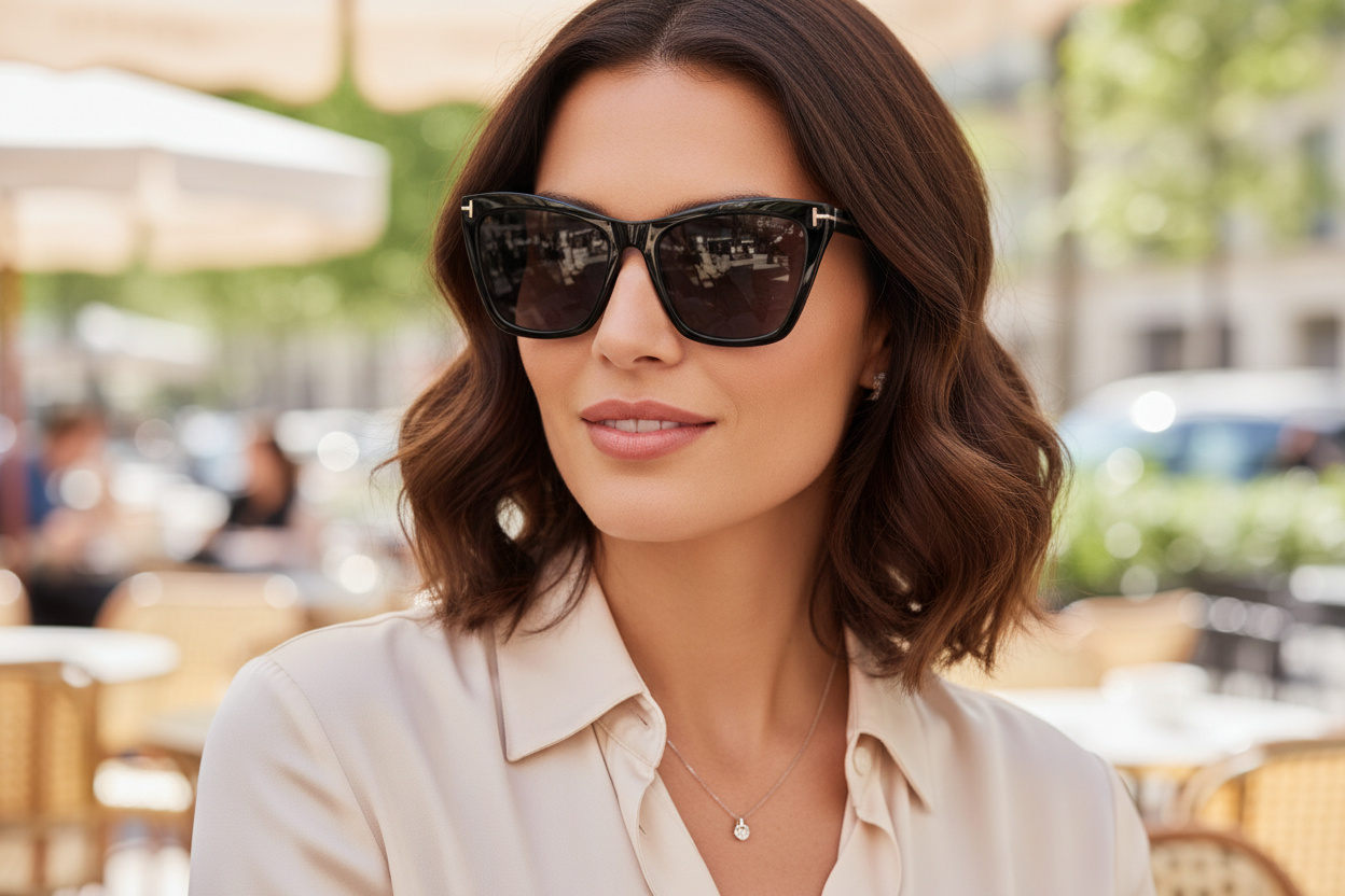 Vue de face Tom Ford FT5971-B (001)