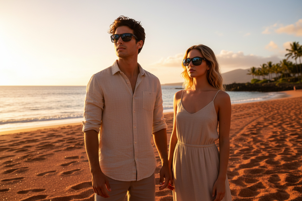 Vue de face Maui Jim Red Sands (432N-2M)