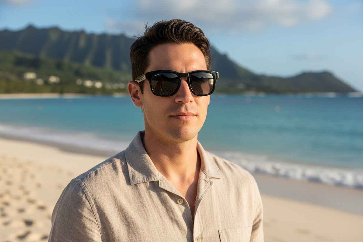 Vue de face Maui Jim Maluhia (GS643-14)