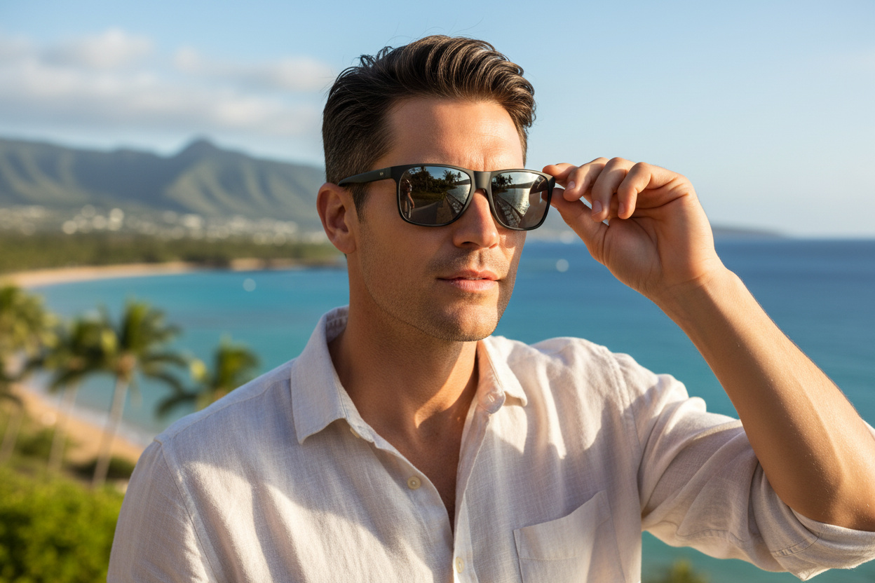 Vue de face Maui Jim Pailolo (603-02)
