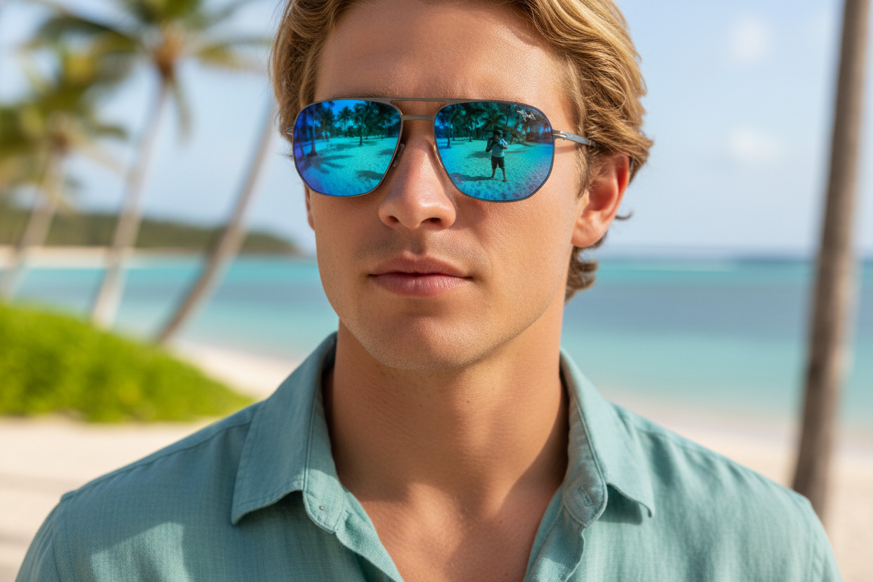 Vue de face Maui Jim Sharks Cove (B605-03)