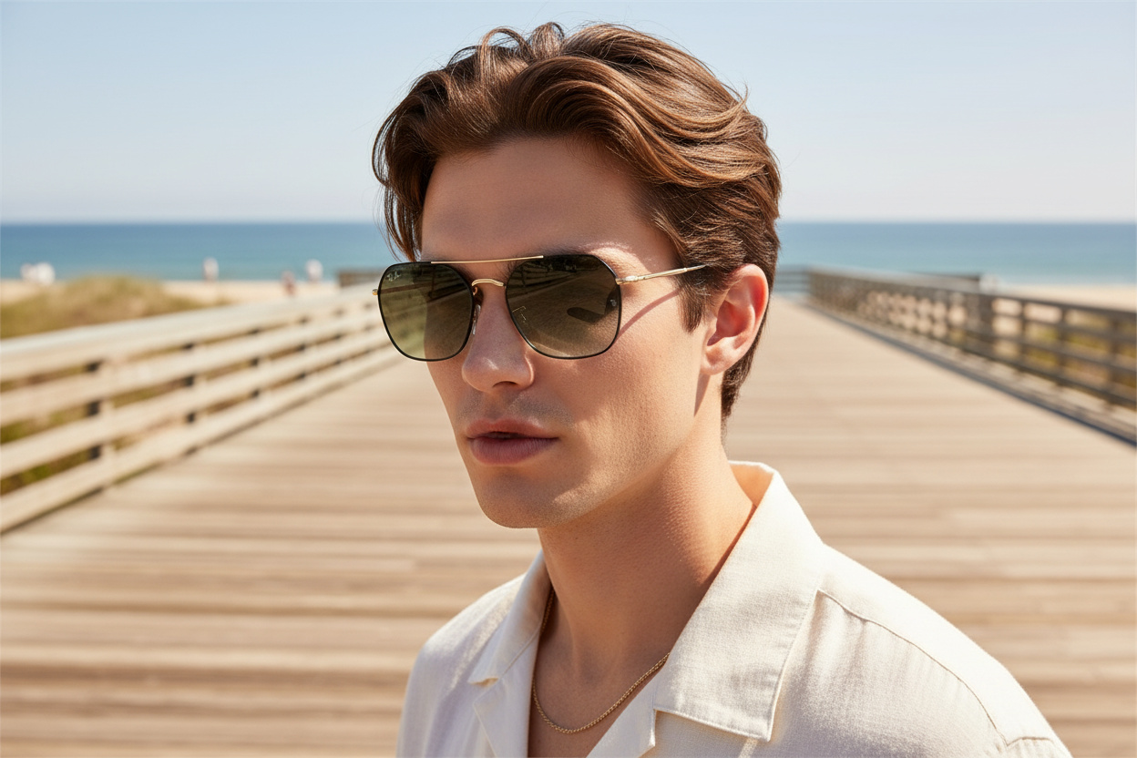 Vue de face Ray-Ban JIM (RB3694 - 9271GK)